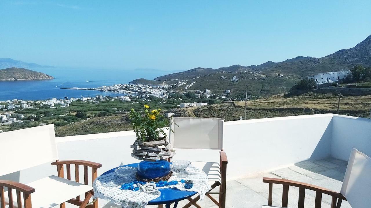 Hotel Tirquaz View Serifos Town Exterior foto